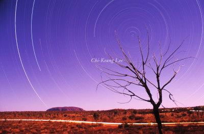 Uluru Star Trails 1