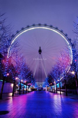 London Eye in Winter