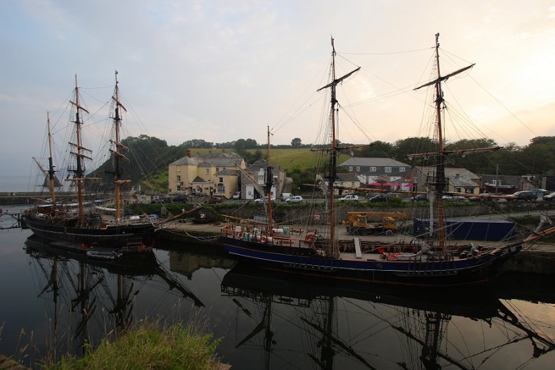 Tallships Kaskelot & Earl of Pembroke at Charlestown