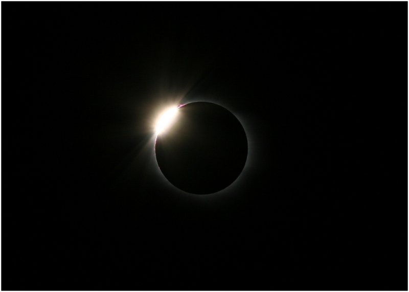 Diamond Ring at Second Contact, Libya, 29 March 2006