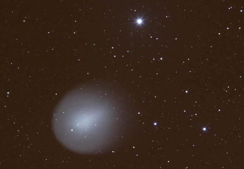 Comet Holmes and star Alpha Persei