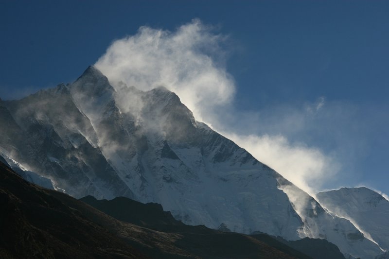 Lhotse (8501m, 27,890ft) from Dingboche