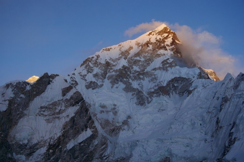 Nuptse at sunset, from Gorak Shep