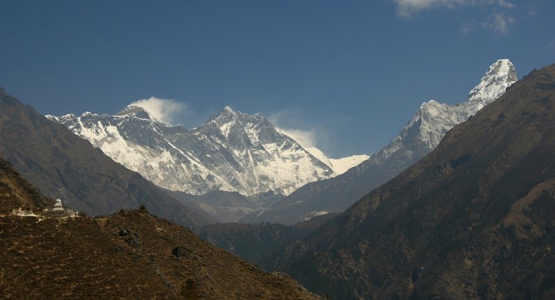 Lhotse and Ama Dablam