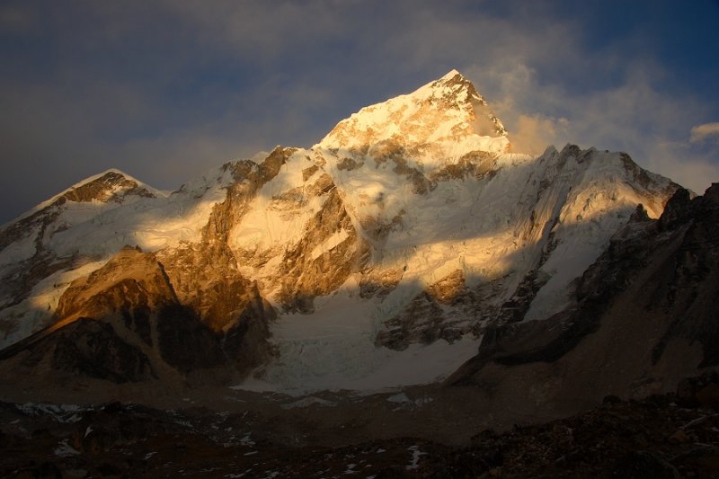 Nuptse before sunset, from Gorak Shep