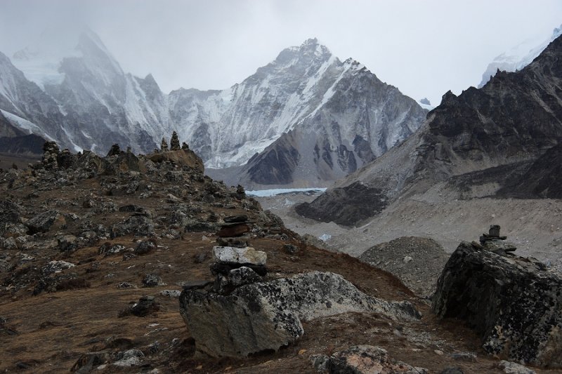 The Khumbu glacier, near Lobuje