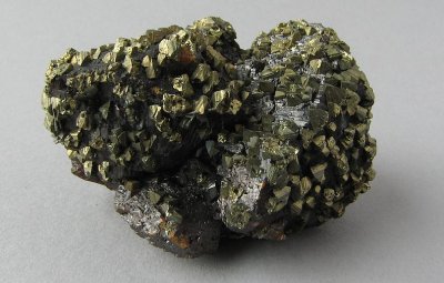 Chalcopyrite on Sphalerite