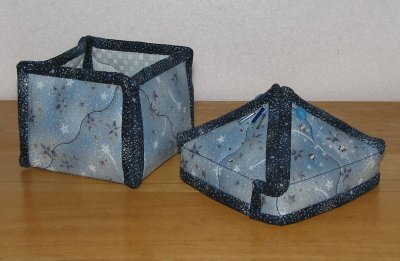 Blue Fabric Box