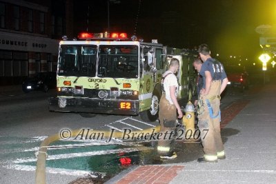 Webster MA - Structure fire, 27 Mechanic St. - April 23, 2007