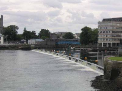 new weir on River Shannon