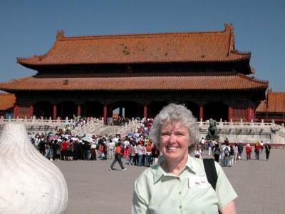 Deb at Forbidden City