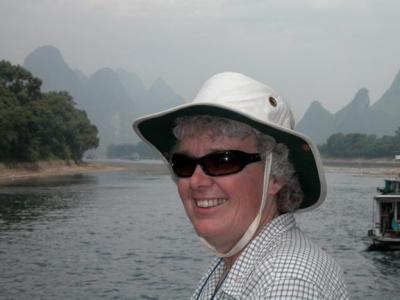 Deb on the Li River