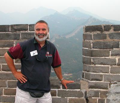 Kim at the Great Wall