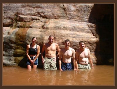 Fornstrom Family at Shimuno Creek taken by Jenny McCurdy