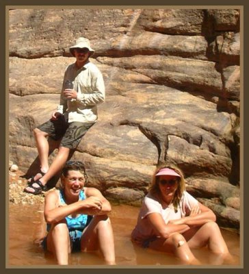 Julie, Barb, & Bobby at Shimuno Creek taken by Jenny McCurdy (Version 2)