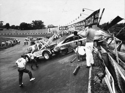 August 2, 1963 400 Tiny Lund crash