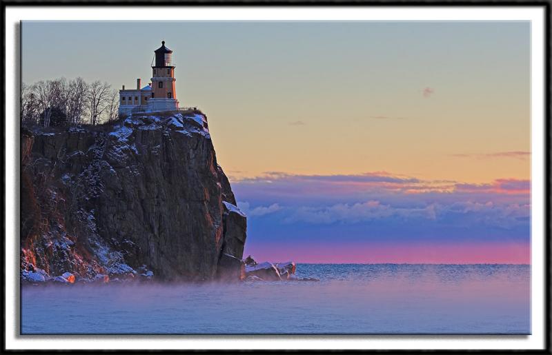 Wisps of Fog at Split Rock Lighthouse