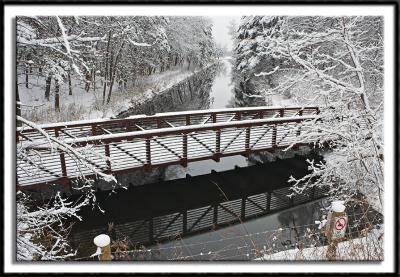 Wintry Foot Bridge