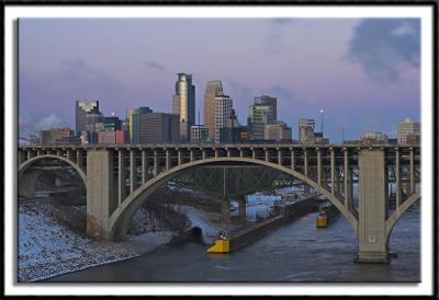 Pre-Dawn View of Minneapolis