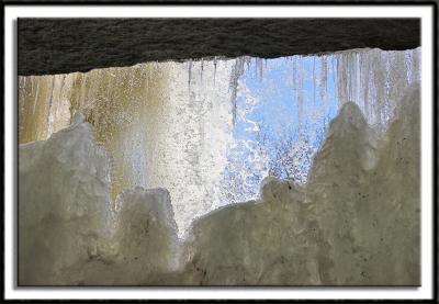 Behind Minnehaha Falls