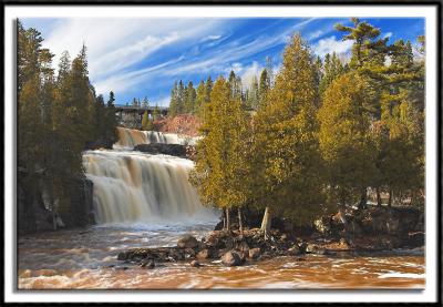 Lower Falls on the Gooseberry River