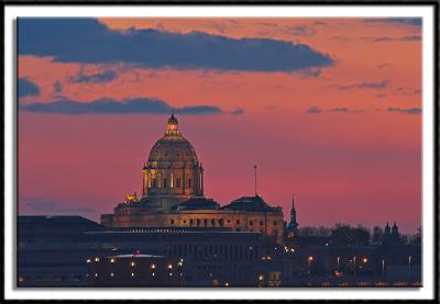 The State Capitol at Sunset