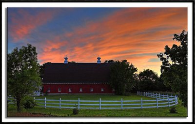 Sunset on the Farm