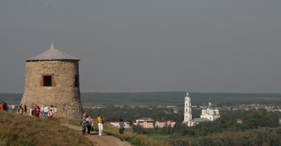 An old fort overlooking the city
