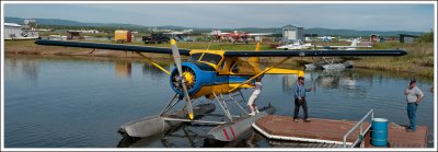 Loading a DHC-2 Beaver...