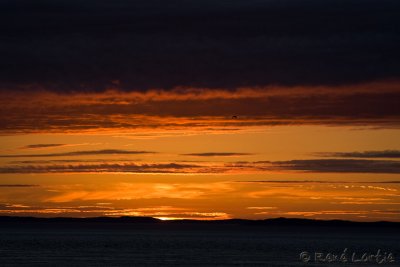 Coucher de soleil / Sunset The Whistle - Long Eddy Point