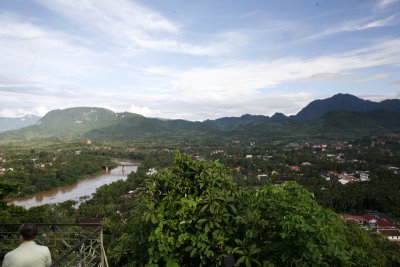 View of the Mekong River, Luang Prabang, Laos