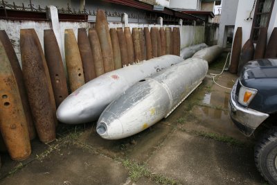 Bombs and Fuel Drop Tanks, Phonsavan Xieng Kouang Prov. Laos