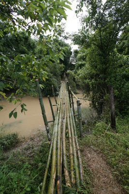 Footbridge, Xieng Kouang Prov. Laos
