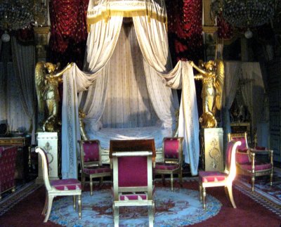 The bedchamber of Empress Marie-Louise