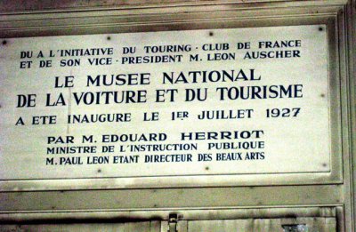 Entrance to the car & transportation museum