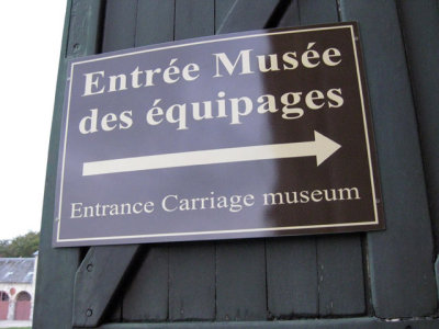 The carriage museum near the entrance