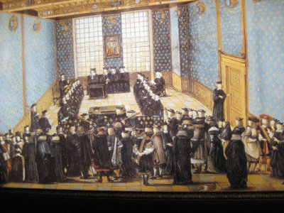 Painting of the trial