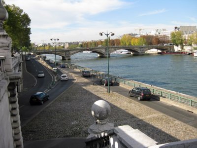 View of Seine from Pont Alexander