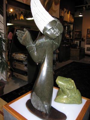Sculpture in springstone