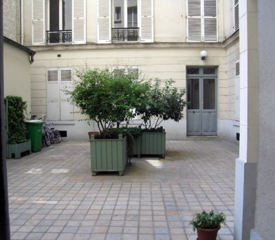 The courtyard