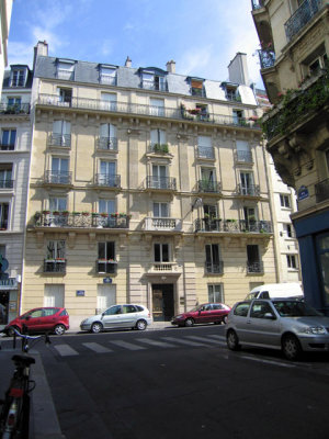 View of rue Lacpde from rue de la Clef