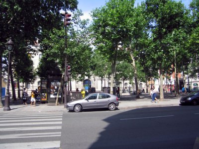 View of Place Monge from rue Monge