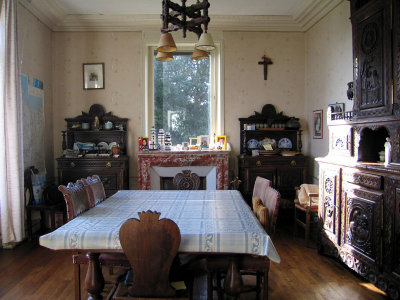 The dining room