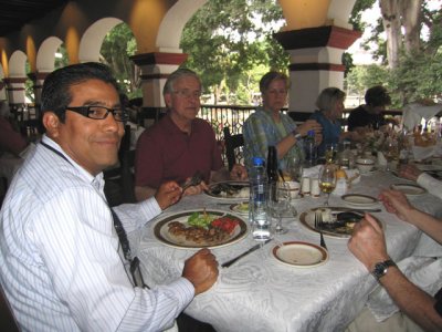 Lunch at the El Asador Vasco restaurant