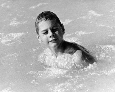 John In Splashing Water At Bruce Beach 1944 ps.jpg