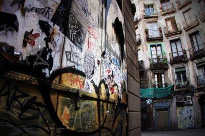 Plaza del graffiti - casc antic