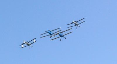 Escuadrilla en vuelo 3