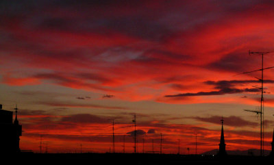 Atardecer desde mi ventana