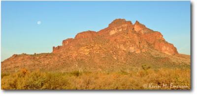 Red Mountain After Sunrise