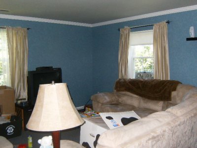 Living room - Northwest corner